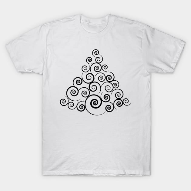 Christmas tree T-Shirt by psanchez